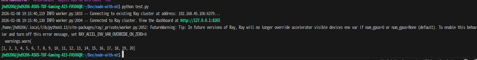 ray actor result